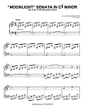 Piano Sonata No. 14 In C# Minor ("Moonlight") Op. 27 No. 2 First Movement Theme