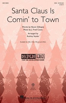 Santa Claus Is Comin' To Town (arr. Audrey Snyder) 