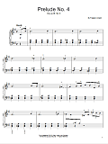 Prelude In E Minor, Op. 28, No. 4