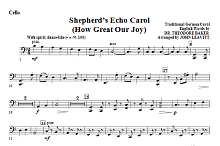 Shepherd's Echo Carol (How Great Our Joy) - Cello 