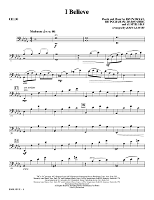 I Believe - Cello 