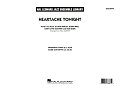 Heartache Tonight  - Conductor Score (Full Score)
