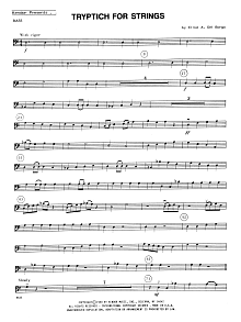 Tryptich For Strings - Bass 