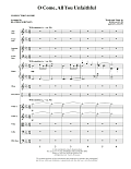 O Come, All You Unfaithful (arr. Heather Sorenson) - Full Score