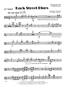 Back Street Blues - 1st Trombone 