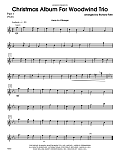 Christmas Album For Woodwind Trio - Part 1