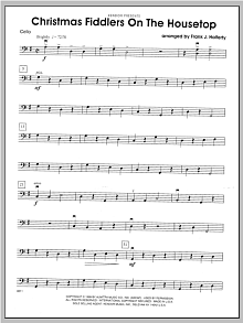 Christmas Fiddlers On The Housetop - Cello 