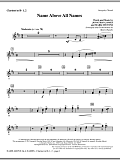 Name Above All Names - Clarinet 1 & 2