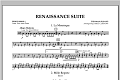 Renaissance Suite - Percussion 1