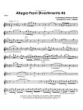 Allegro From Divertimento #6 (arr. Frank Halferty) - Oboe