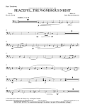 Peaceful the Wondrous Night - Bass Trombone