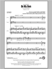 On My Own (from Les Miserables) (arr. Mac Huff) 