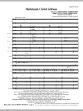 Hallelujah, Christ Is Risen - Full Score