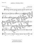 America, the Beautiful - Baritone Sax