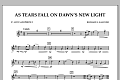 As Tears Fall on Dawn's New Light - Eb Alto Saxophone 2