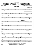 Wedding Album For Brass Quartet - 2nd Bb Trumpet