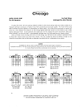 Chicago (arr. Jerry Nowak) - Guitar Chord Chart