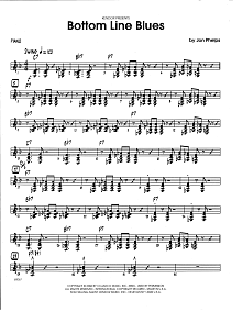 Bottom Line Blues - Piano 