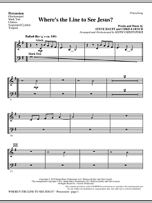 Where's The Line To See Jesus? - Percussion 