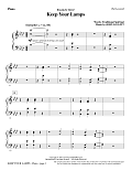 Keep Your Lamps - Piano