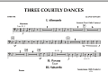 Three Courtly Dances - Timpani