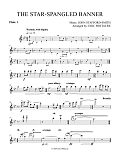 The Star-Spangled Banner (arr. Eric Whitacre) - Flute 1