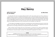 Hey Benny - Guitar/ Rhythm 