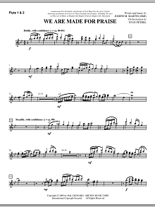 We Are Made For Praise - Flute 1 & 2 