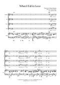 When I Fall In Love (arr. Tim Allen) - Full Score