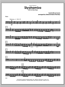 Siyahamba (We Are Marching) - Bass 