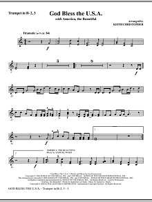 God Bless The U.S.A (with America, The Beautiful) - Bb Trumpet 2,3 