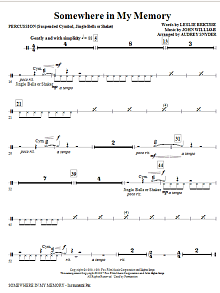 Somewhere in My Memory (arr. Audrey Snyder) - Percussion 