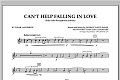Can't Help Falling In Love (Solo Alto Saxophone Feature) - Bb Tenor Saxophone
