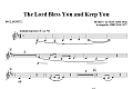 The Lord Bless You And Keep You - Bb Clarinet 2