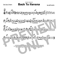 Back To Havana - Solo Sheet - Tenor Sax