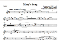 Mary's Song - F Horn