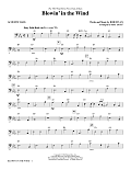 Blowin' in the Wind (arr. Mac Huff) - Acoustic Bass