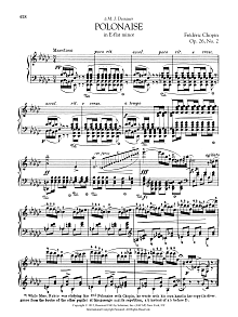 Polonaise in E-flat minor, Op. 26, No. 2 