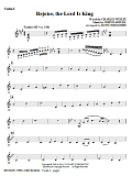 Rejoice, The Lord Is King - Violin 2