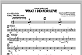 What I Did For Love - Aux Percussion