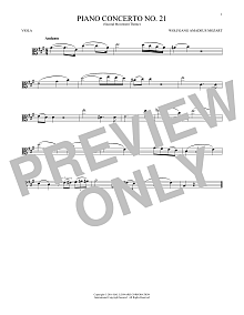 Piano Concerto No. 21 In C Major ("Elvira Madigan"), Second Movement Excerpt 