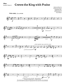Crown the King with Praise - Oboe (dbl. Clarinet 1) 