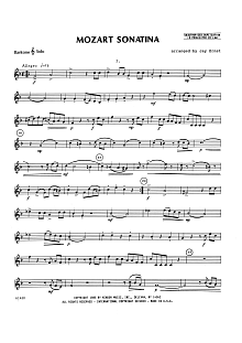 Mozart Sonatina (K. 439B) - Baritone T.C. 