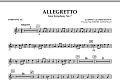 Allegretto (from Symphony No. 7) - Baritone T.C.