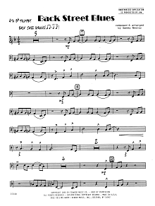 Back Street Blues - 4th Bb Trumpet 