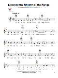 Listen To The Rhythm Of The Range