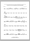 Concerto For Alto Saxophone And Wind Ensemble - Snare Drum