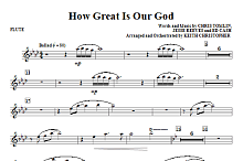 How Great Is Our God - Flute 