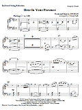 Here In Your Presence - Keyboard String Reduction