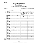 Music for Children (Choral Suite 1) - Full Score
